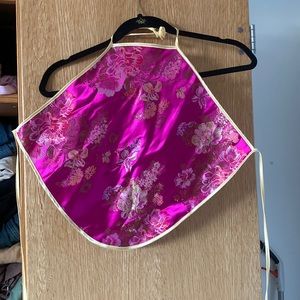 Reversible open back top! Halter top fit